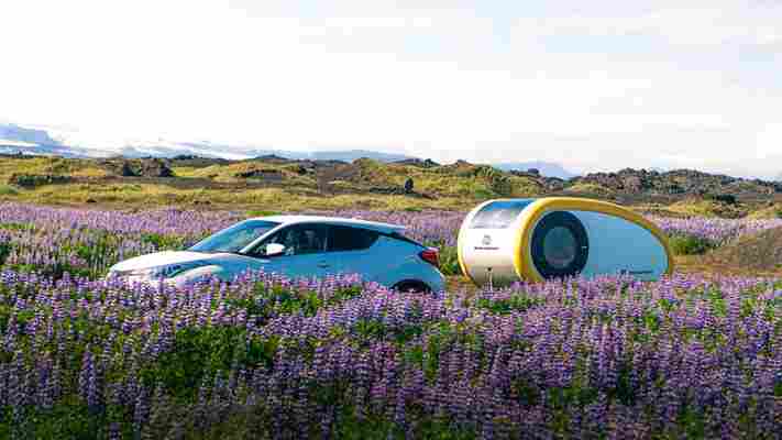 Watch the Northern Lights from inside these cool Icelandic campers