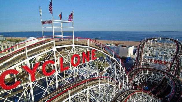 Coney Island Reopens After Long Layoff