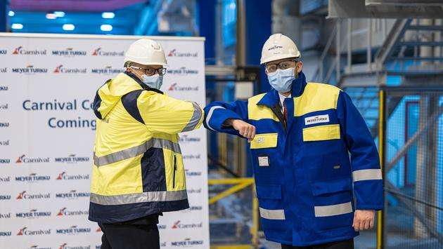 Carnival Celebrates First Steel Cut for New Excel-Class Ship